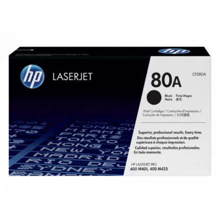 Comprar Tóner HP 80A (CF280A) Negro Original | Envío Colombia