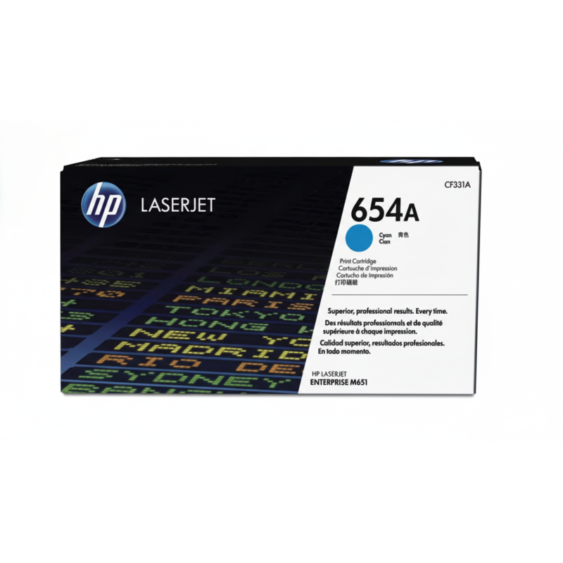Comprar Tóner HP 654A (CF331A) Cyan Original | Envío Colombia