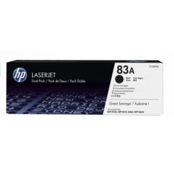 Comprar Pack de 2 cartuchos de Tóner Negro HP 83A (CF283AD) Original | Envío Colombia