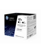 Comprar Pack de 2 cartuchos de Tóner Negro HP 87X (CF287XD) Original | Envío Colombia