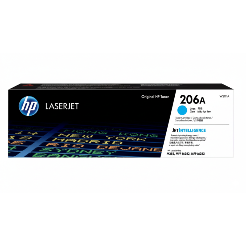 Comprar Tóner HP 206A (W2111A) Cyan Original | Envío Colombia