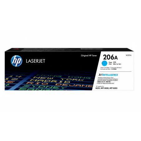 Comprar Tóner HP 206A (W2111A) Cyan Original | Envío Colombia