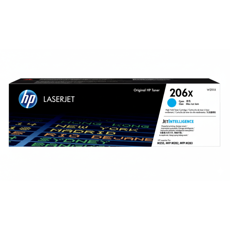 Comprar Tóner HP 206X (W2111X) Cyan Original | Envío Colombia