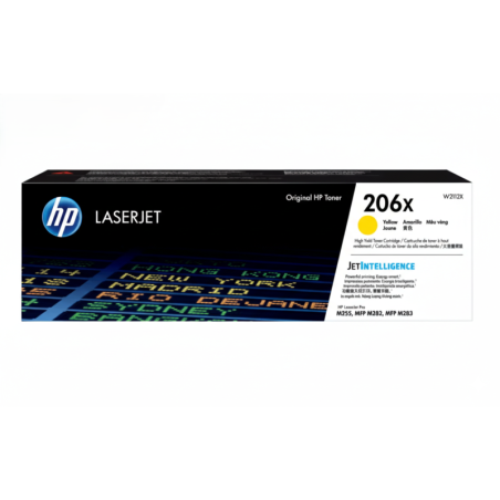 Comprar Tóner HP 206X (W2112X) Amarillo Original | Envío Colombia