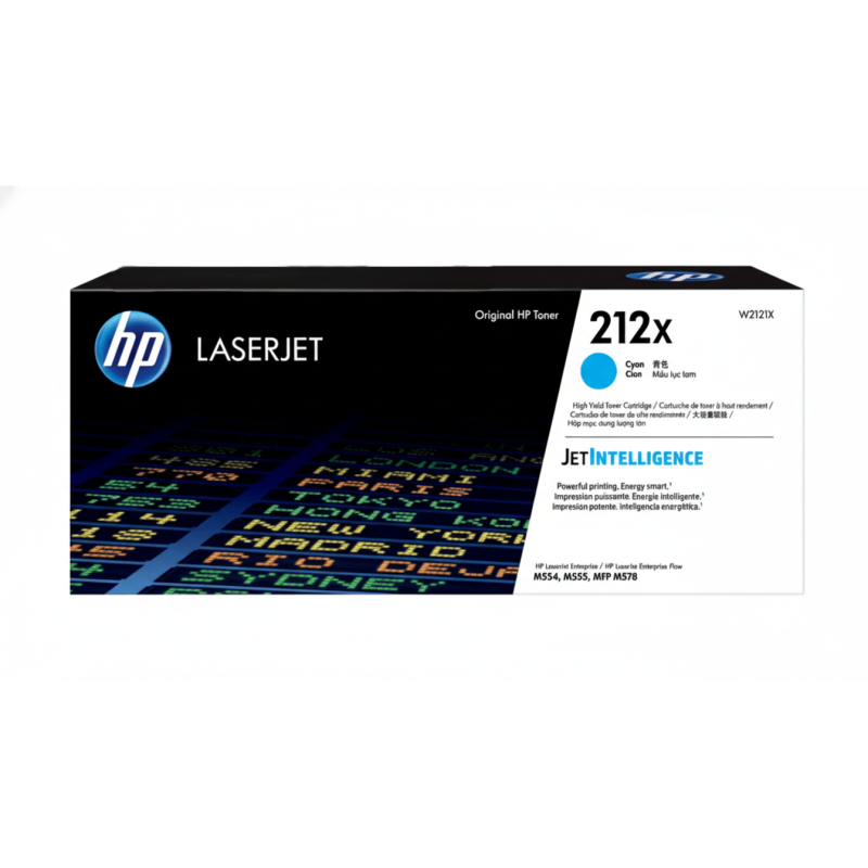 Comprar Tóner HP 212X (W2121X) Cyan Original | Envío Colombia