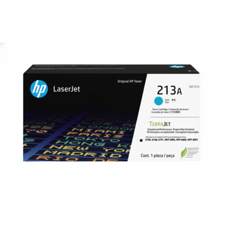 Comprar Tóner HP 213A (W2131A) Cyan Original | Envío Colombia