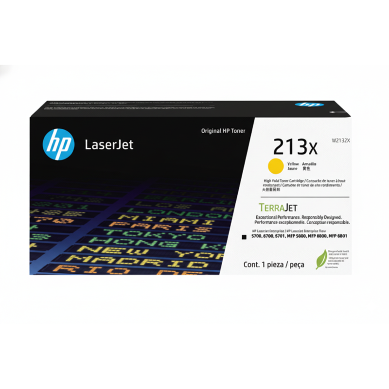 Comprar Tóner HP 213X (W2132X) Amarillo Original | Envío Colombia