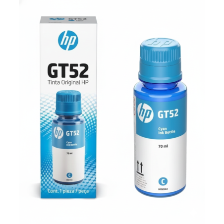 Comprar Botella de Tinta HP GT52 (M0H54AL) Cyan Original | Envío Colombia