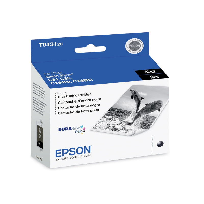 Cartucho de Tinta Epson T043120 Negro Original