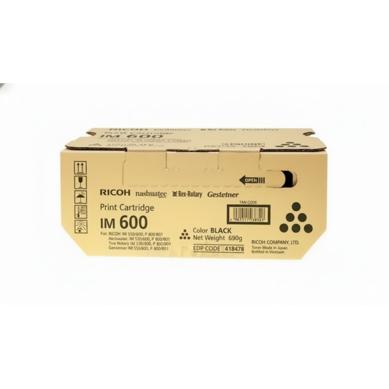 Comprar Cartucho de Impresión Ricoh 418477 Negro Original | Envío Colombia