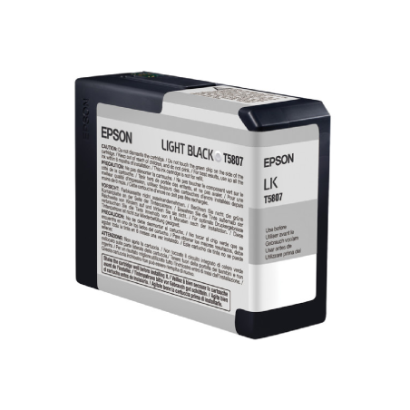 Cartucho de Tinta Epson T580700 Light Negro Original