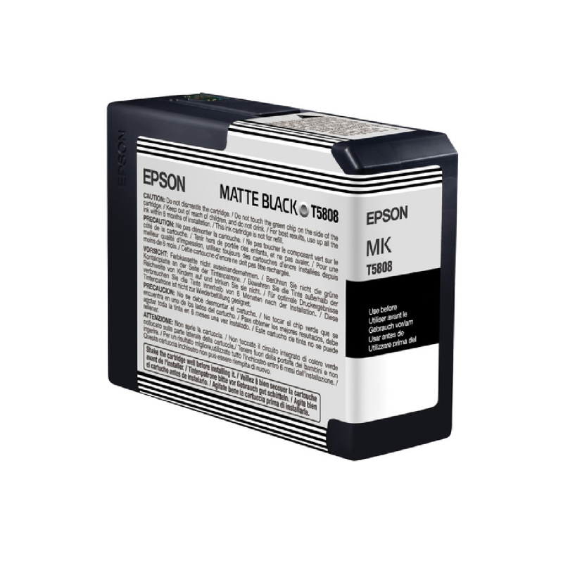 Cartucho de Tinta Epson T580800 Matte Negro Original
