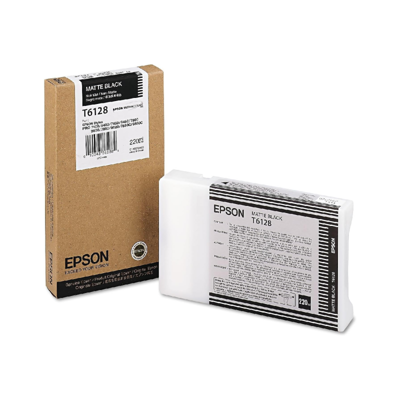 Cartucho de Tinta Epson T612800 Matte Negro Original