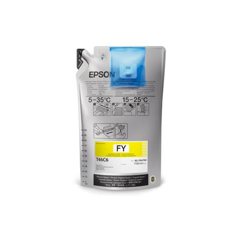 Cartucho de Tinta Epson T46C620 Amarillo Original