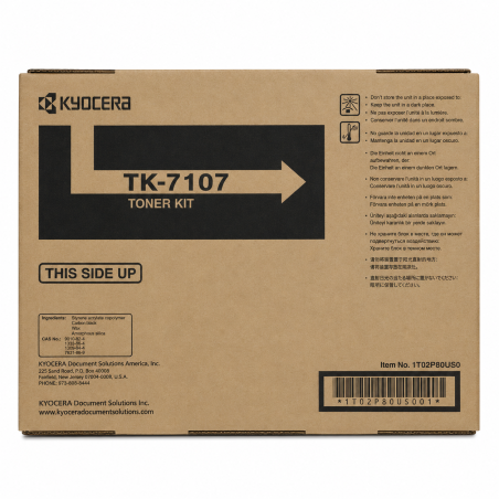 Comprar Tóner Kyocera TK-7107 Negro Original en Colombia | Envío Rápido