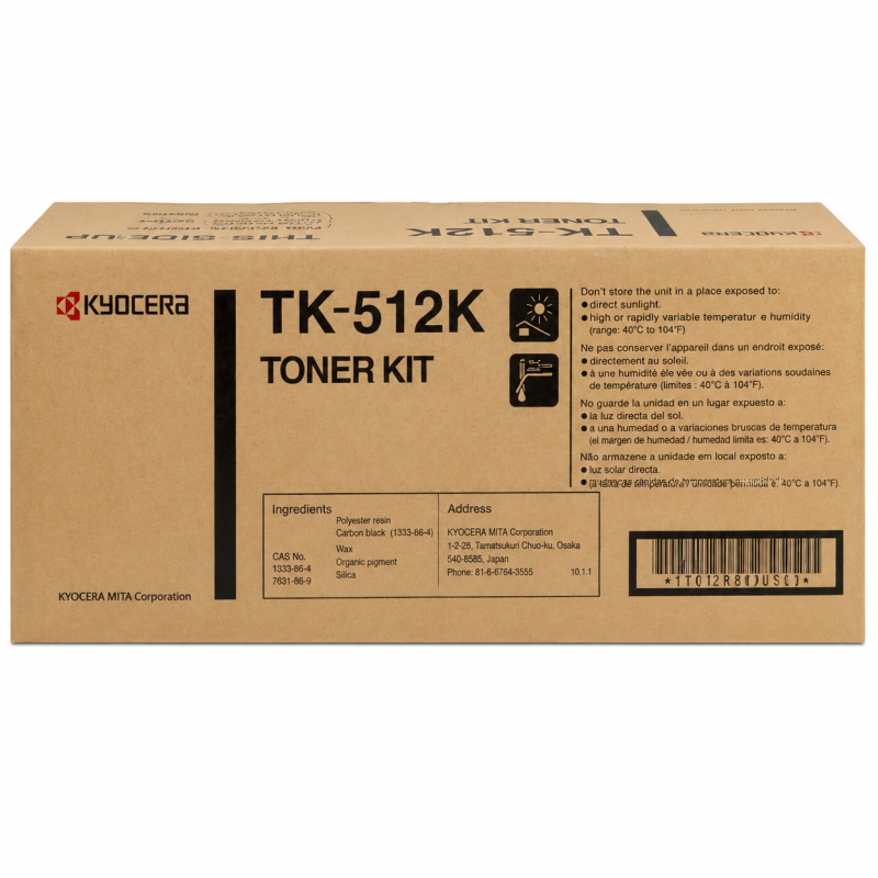 Comprar Tóner Kyocera TK-512 Negro Original en Colombia | Envío Rápido