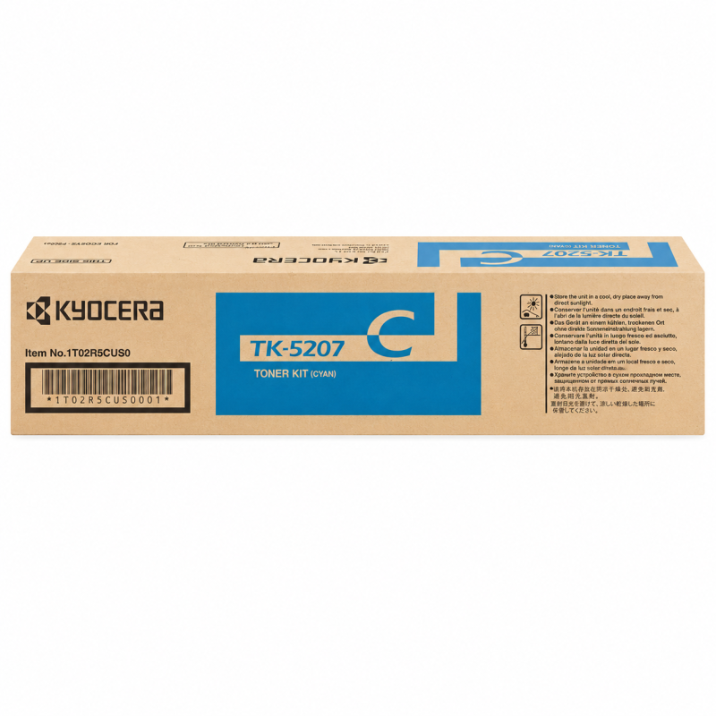Comprar Tóner Kyocera TK-5207 Cyan Original en Colombia | Envío Rápido