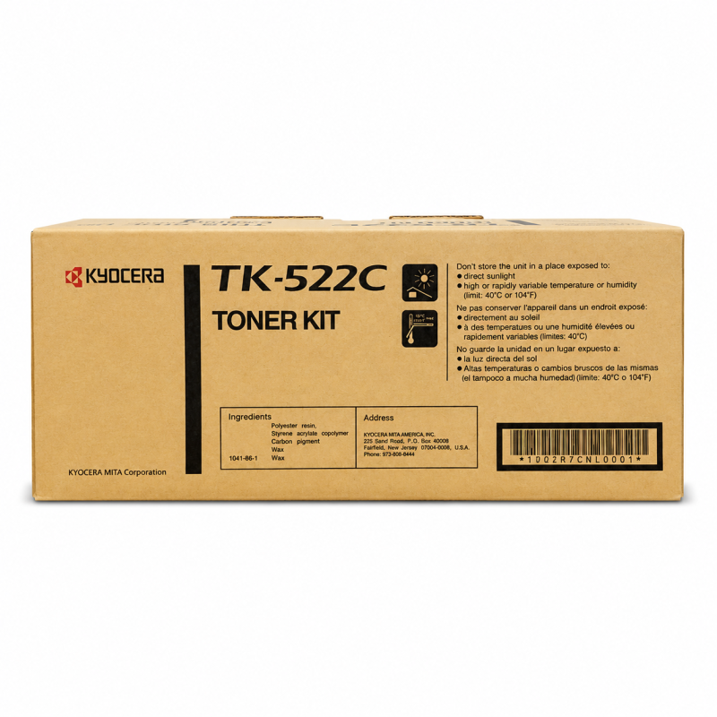 Comprar Tóner Kyocera TK-522 Cyan Original en Colombia | Envío Rápido
