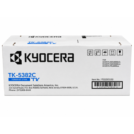 Comprar Tóner Kyocera TK-5382 Cyan Original en Colombia | Envío Rápido