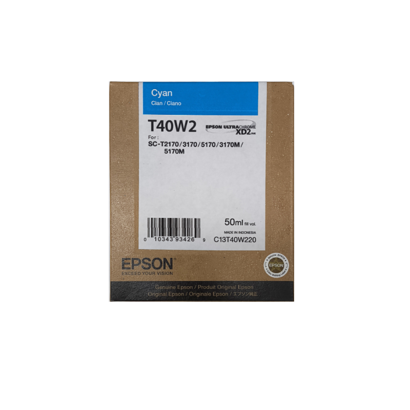 Cartucho de Tinta Epson T40W220 Cyan Original