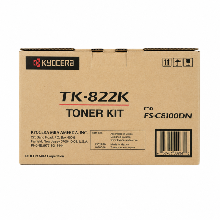 Comprar Tóner Kyocera TK-822 Negro Original en Colombia | Envío Rápido