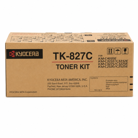 Comprar Tóner Kyocera TK-827 Cyan Original en Colombia | Envío Rápido