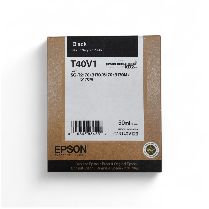 Cartucho de Tinta Epson T40V120 Negro Original