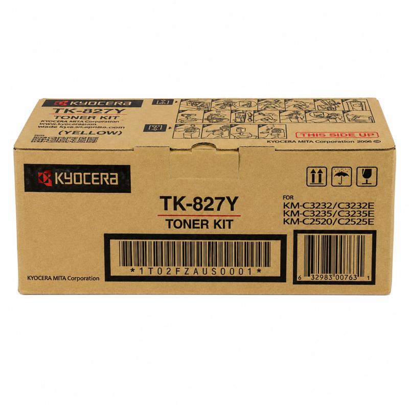 Comprar Tóner Kyocera TK-827 Amarillo Original en Colombia | Envío Rápido