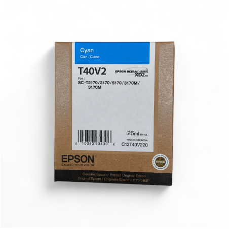 Cartucho de Tinta Epson T40V220 Cyan Original