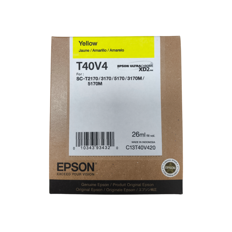Cartucho de Tinta Epson T40V420 Amarillo Original