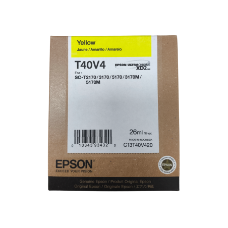 Cartucho de Tinta Epson T40V420 Amarillo Original