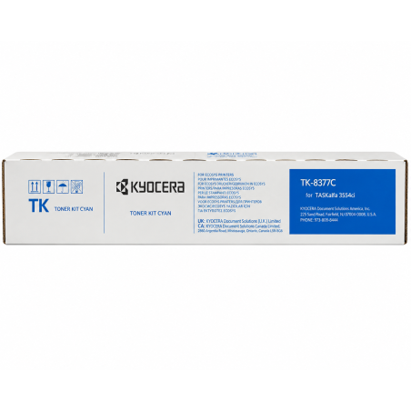 Comprar Tóner Kyocera TK-8377 Cyan Original en Colombia | Envío Rápido