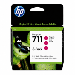 Comprar Pack de ahorro de 3 cartuchos de tinta HP 711 (CZ135A) Magenta Original | Envío Colombia
