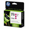 Comprar Pack de ahorro de 3 cartuchos de tinta HP 711 (CZ135A) Magenta Original | Envío Colombia