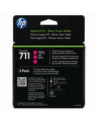 Comprar Pack de ahorro de 3 cartuchos de tinta HP 711 (CZ135A) Magenta Original | Envío Colombia
