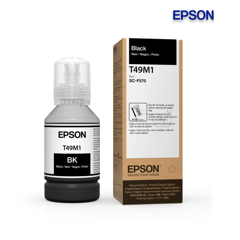 Botella de Tinta Epson T49M120 Negro Original