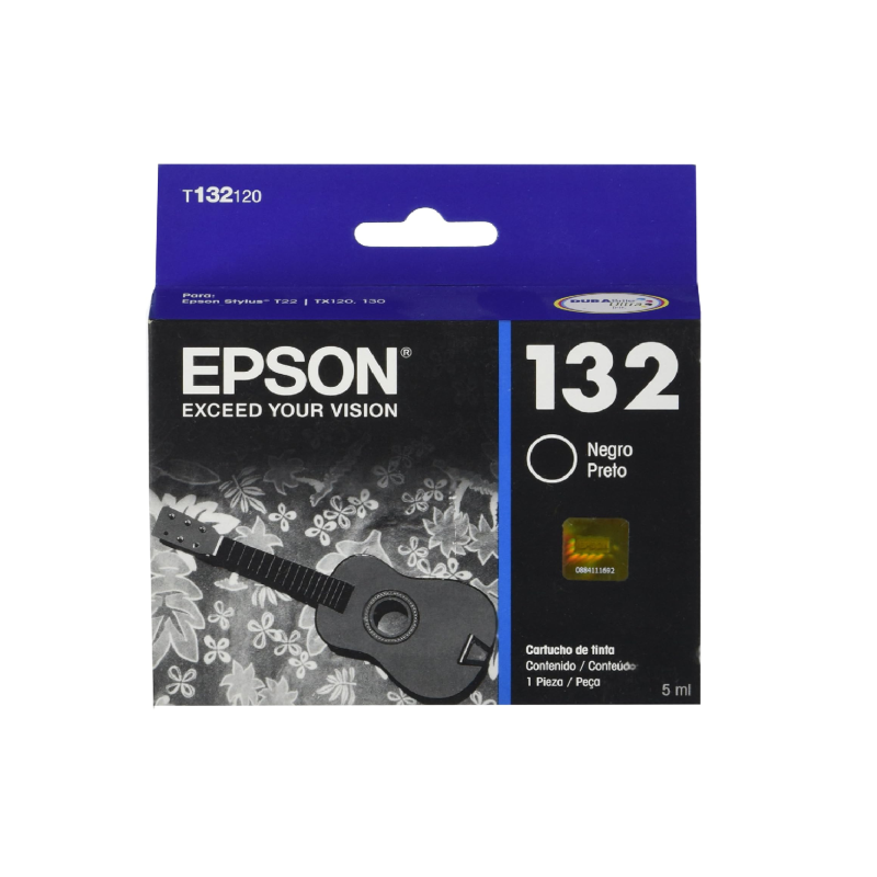 Cartucho de Tinta Epson T132120-AL  Negro Original