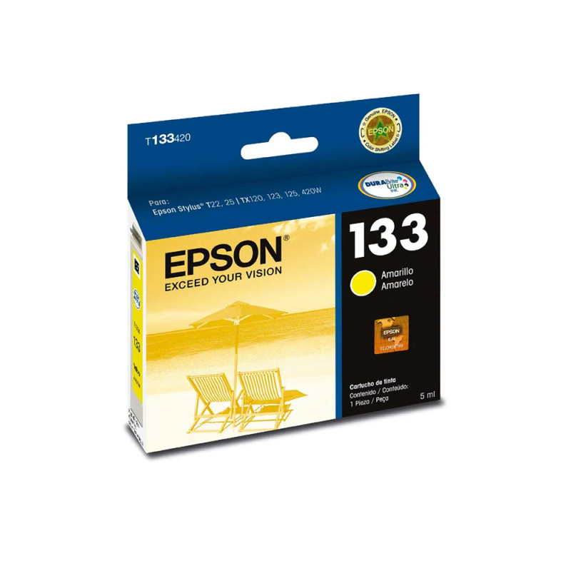 Cartucho de Tinta Epson T133420-AL Amarillo Original