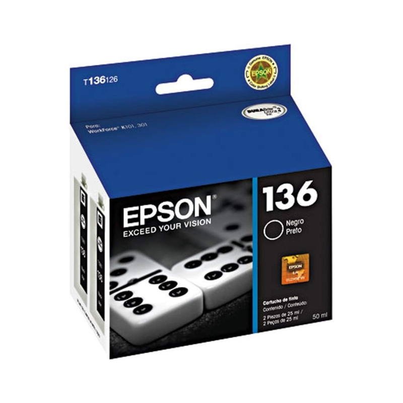 Cartucho de Tinta Epson T136126-AL Negro Original