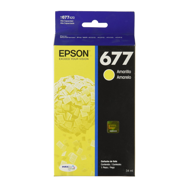 Cartucho de Tinta Epson T677420-AL Amarillo Original
