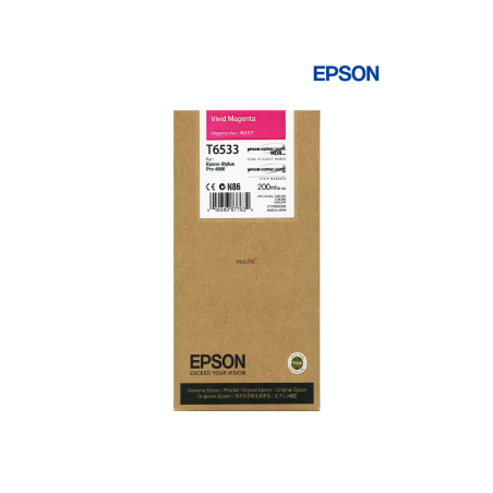 Cartucho de Tinta Epson T653300 Vivid Magenta Original