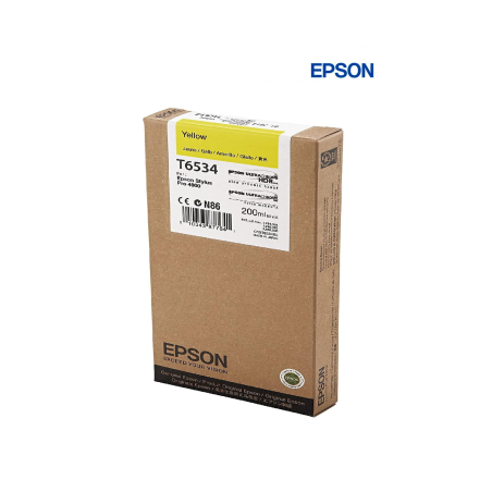 Cartucho de Tinta Epson T653400 Amarillo Original
