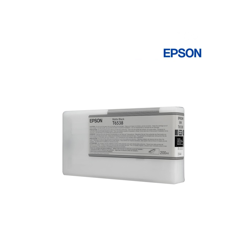 Cartucho de Tinta Epson T653800 Matte Negro Original