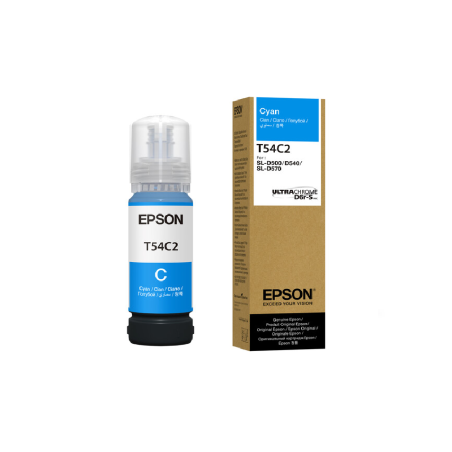 Botella de Tinta Epson T54C220 Cyan Original