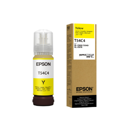 Botella de Tinta Epson T54C420 Amarrillo Original