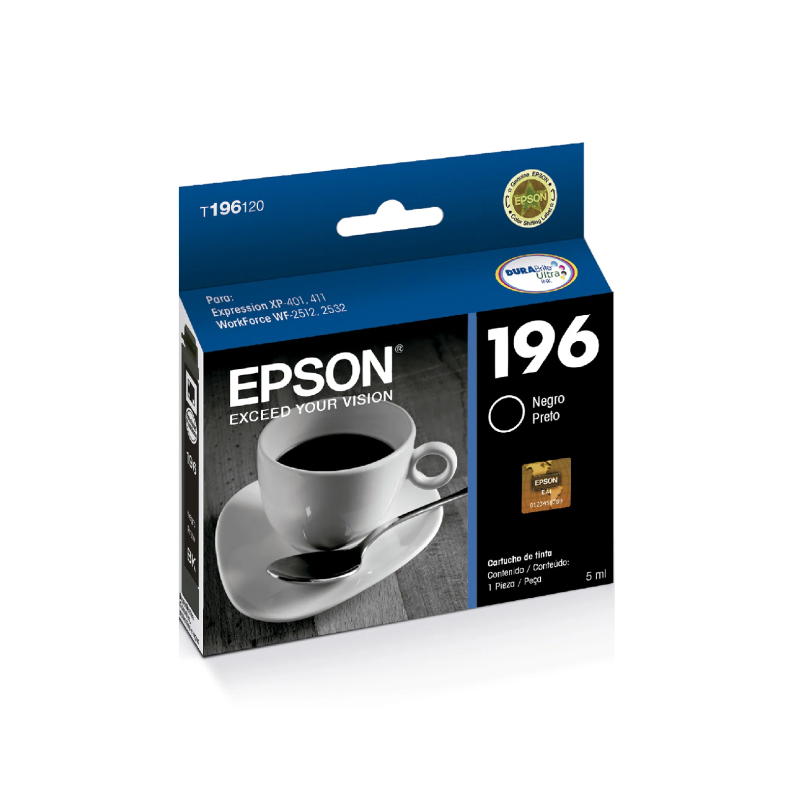 Cartucho de Tinta Epson T196120-AL Negro Original