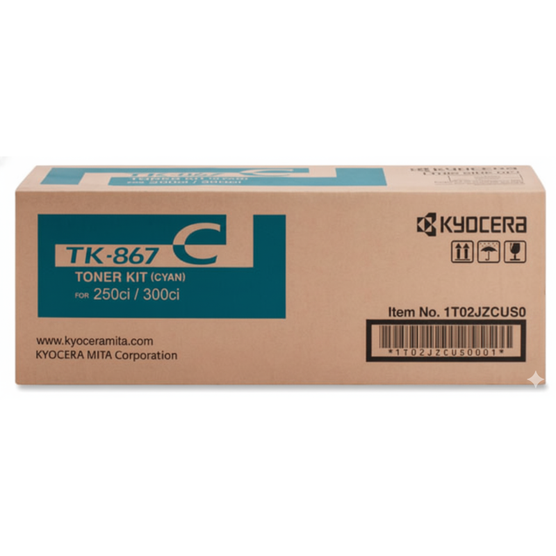 Comprar Tóner Kyocera TK-867 Cyan Original en Colombia | Envío Rápido
