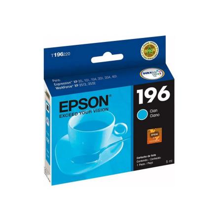 Cartucho de Tinta Epson T196220-AL Cyan Original
